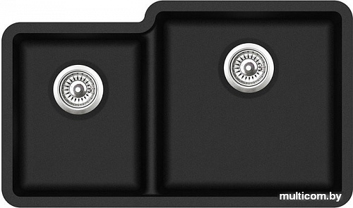 Кухонная мойка Aquasanita Arca SQA230RW (black metallic 601)