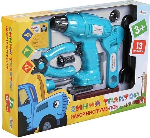 Набор инструментов игрушечных Играем вместе Синий трактор 1703K162-R