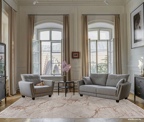 Ковер для жилой комнаты Merinos Oslo 71192-STAN-020-ROSE (1.6х2.3)