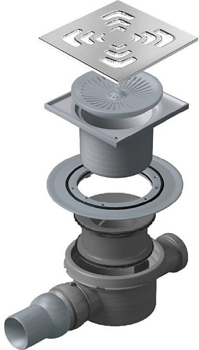 Трап/канал Bettoserb Confluo Standard 15x15 Square 2 13000006