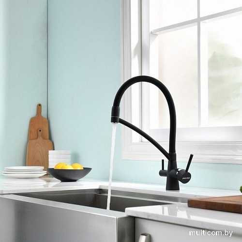 Смеситель Paulmark Siegen Si213111-401(AN) (черный /антрацит)