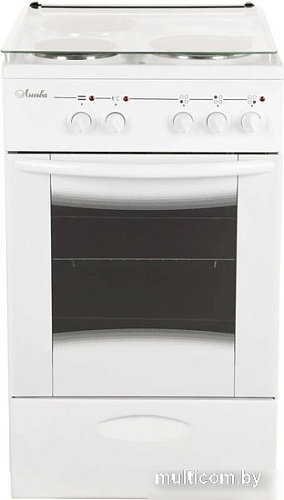 Кухонная плита Лысьва ЭП 301 МС (стеклянная крышка, белый)