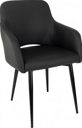 Офисный стул Бюрократ CH-380F (черный, экокожа)