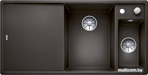 Кухонная мойка Blanco Axia III 6 S (разделочная доска из ясеня, кофе)