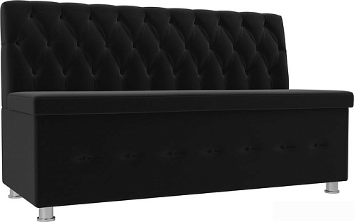 Диван Mebelico Вента (микровельвет, черный)
