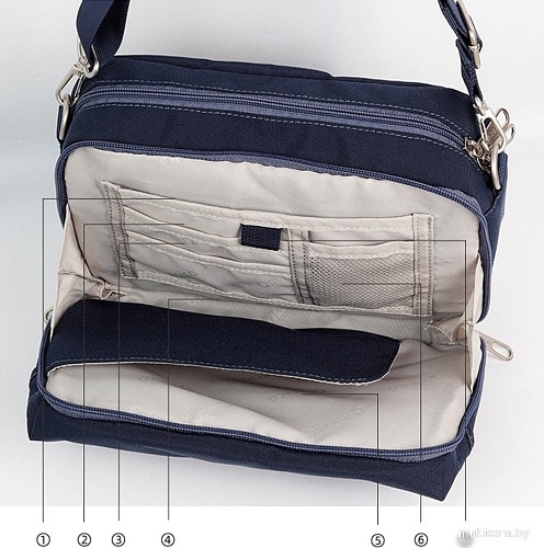 Сумка через плечо Qminica EMB-004A