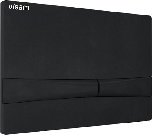 Инсталляция для унитаза Visam Slim 525 с кнопкой F5 EX-040255 (черный Soft Touch)