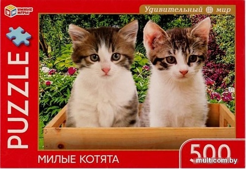 Пазл Умные игры Милые котята. Удивительный мир 4680107925572 (500 эл)