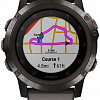 Умные часы Garmin Fenix 5X Plus Sapphire (титановый серый/титановый)