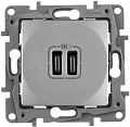 Розетка Type-C Legrand Etika 672435 (алюминий)