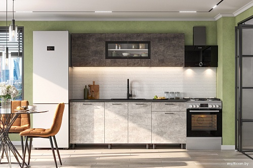 Mio Tesoro КГ-9 2.0 (белый/цемент темный/цемент светлый/черный)