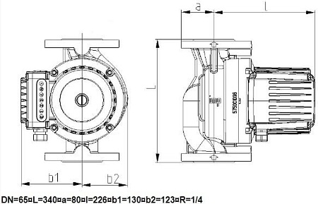 Циркуляционный насос IMP Pumps GHNbasic II 65-190F