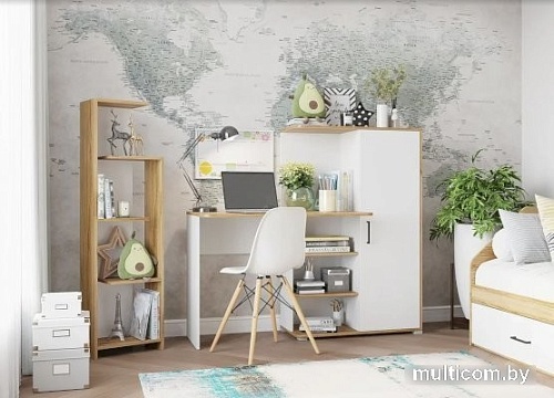 Стол Горизонт Лайт 1420 (белый/крафт золотой)