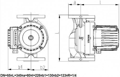 Циркуляционный насос IMP Pumps GHNbasic II 65-190F