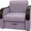 Кресло Сириус Лидер-1 НПБ 105x110 (Eva 13 велюр светло-фиолетовый)