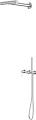 Душевая система Abber Perfekte 316 AF8A18BST (сталь брашированная)