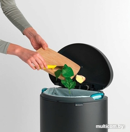 Brabantia FlatBack+ 30 л (минерально-графитовый)
