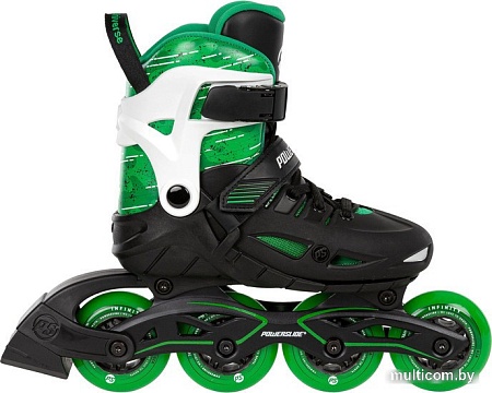Роликовые коньки Powerslide Phuzion Universe 4W Green 940690 (р. 37-40)