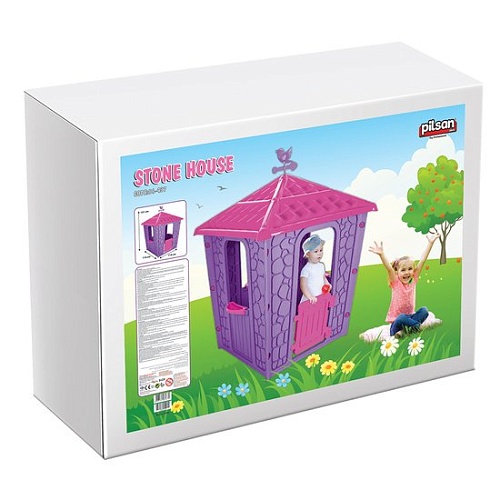 Игровой домик Pilsan Stone House 06437 (фиолетовый)