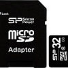 Карта памяти Silicon-Power microSDHC (Class 10) 32GB + адаптер (SP032GBSTH010V10-SP)