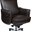 Офисное кресло Norden Ritz A 2108 brown leather (кожа коричневый/алюминиевая крестовина)