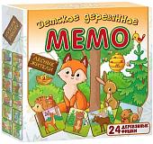 Детская настольная игра Нескучные игры Мемо. Лесные жители 8500