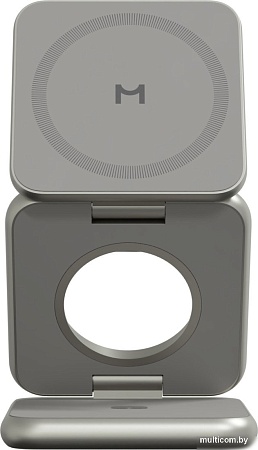 Беспроводное зарядное Magssory Fold Pro 3 в 1 WCH063 (титановый)