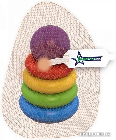 Развивающая игрушка Нордпласт Пирамидка Мини 409