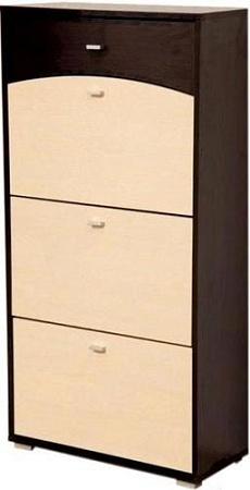 Тумба для обуви Олмеко Фиеста-6 (венге/дуб линдберг)