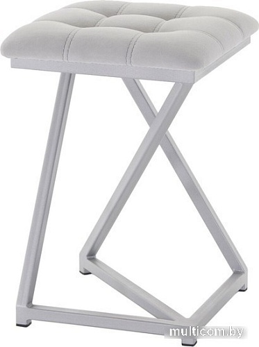Табурет AMC Comfort 9.5.6 (ткань, серый/серебристый