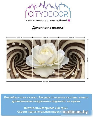 Фотообои Citydecor Абстракция 35 300x150