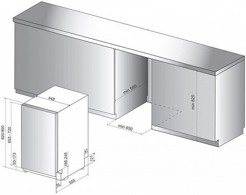 Посудомоечная машина Indesit DSIC 3M19