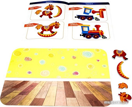 Магнитная доска Bondibon Магнитные игры. Сложи игрушку ВВ5189