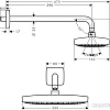 Верхний душ Hansgrohe Raindance Select E 300 [27385000]