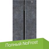 Холодильник side by side Weissgauff WSBS 600 NoFrost Inverter Rock Glass