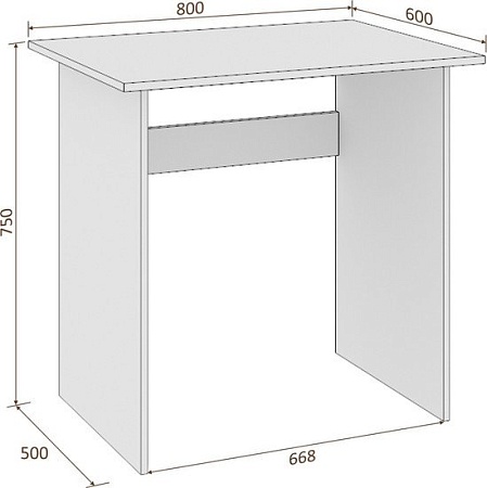 Кортекс-мебель Эльф 80 (береза)