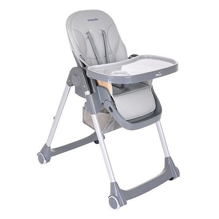 Высокий стульчик Pituso Compatto (light grey)