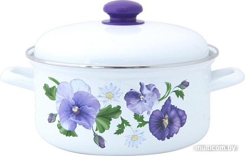 Кастрюля Лысьвенские эмали Анютины глазки С-1512АП2/4