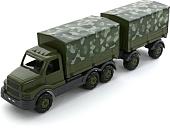 Полесье Сталкер автомобиль бортовой тентовый военный с прицепом РБ 49209