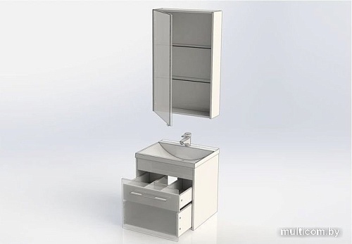 Aquanet Комплект мебели для ванной комнаты Августа 58 287681