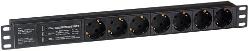 Блок розеток ExeGate ServerPro PDU-19H701 Al-7S-C14-SPD3