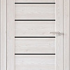 Межкомнатная дверь Юни Бона 01 (ч) 70x200 (лиственица сибиу/черное белое)