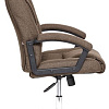 Офисное кресло TetChair Bergamo ткань (хром/коричневый 3M7-147)