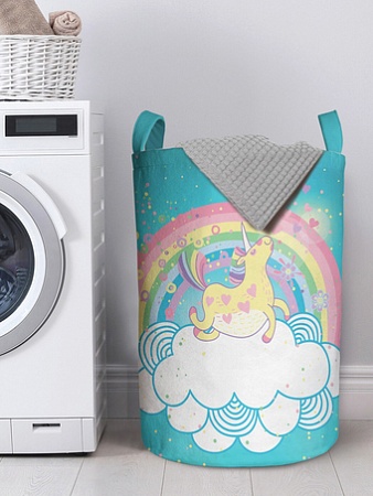 Корзина JoyArty Радужный единорог gaba_59622_L