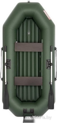 Моторно-гребная лодка Тонар Шкипер А280НТ (зеленый)