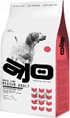 Сухой корм для собак AJO Dog Medium Adult с гречкой для взрослых собак средних пород 12 кг