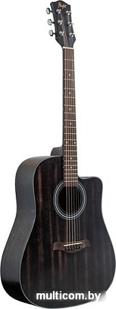 Акустическая гитара Flight D-155C MAH BK
