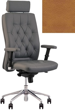 Кресло Nowy Styl Chester R HR Steel Chrome ECO-13 (коричневый)