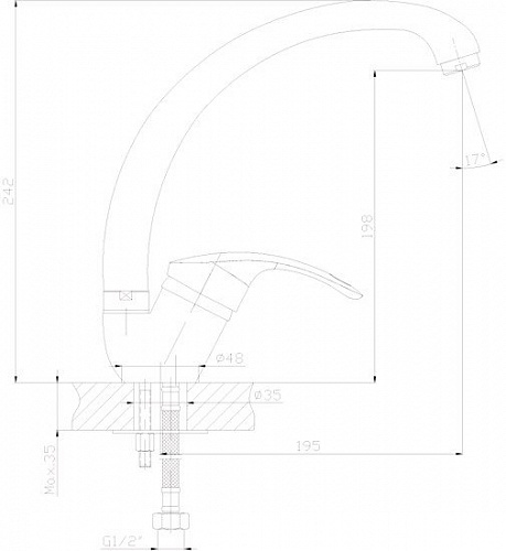 Смеситель Decoroom DR68021