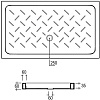 Душевой поддон RGW CR-128 80x120